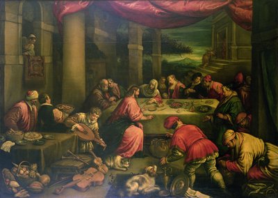 The Marriage at Cana by Leandro da Ponte Bassano